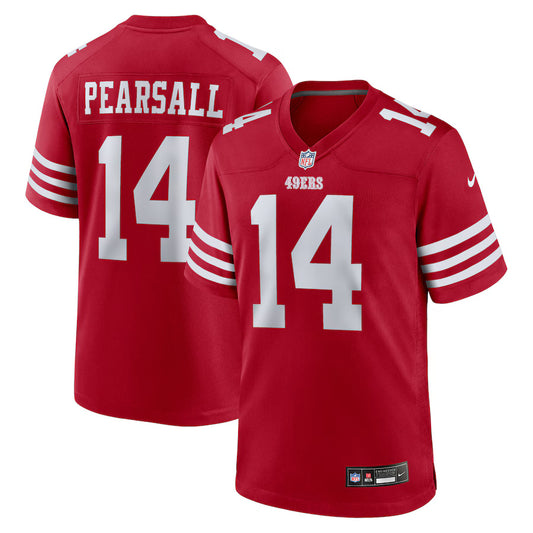Ricky Pearsall San Francisco 49ers Nike Game Player Jersey - Scarlet