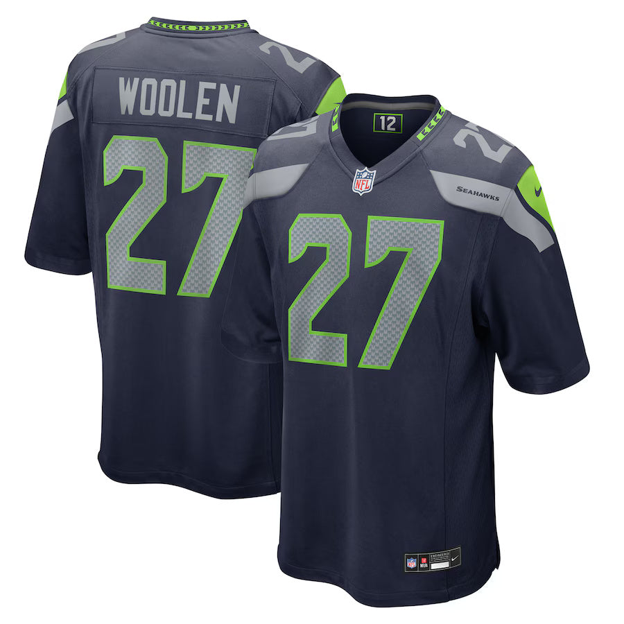 Riq Woolen Seattle Seahawks Nike Game Player Jersey - College Navy