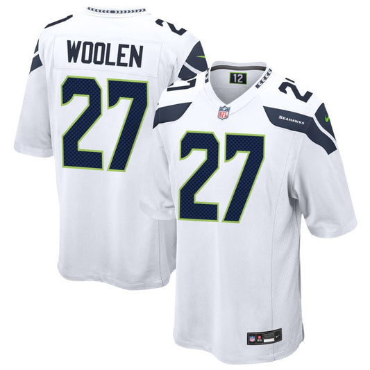 Riq Woolen Seattle Seahawks Nike Game Player Jersey - White