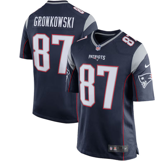 Rob Gronkowski New England Patriots Throwback Player Jersey - Navy