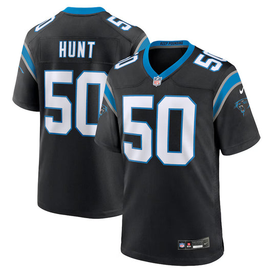 Robert Hunt Carolina Panthers Nike Game Player Jersey - Black