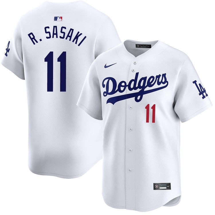 Roki Sasaki Los Angeles Dodgers Nike Home Replica Player Jersey - White