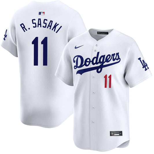Roki Sasaki Los Angeles Dodgers Nike Home Replica Player Jersey - White