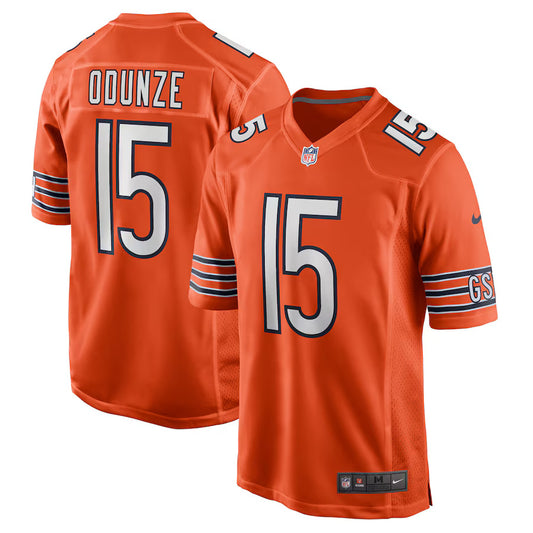 Rome Odunze Chicago Bears Nike Alternate Game Player Jersey - Orange