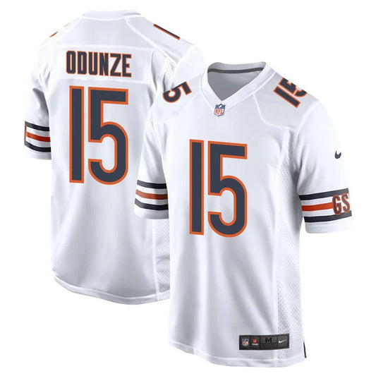 Rome Odunze Chicago Bears Nike Game Player Jersey - White