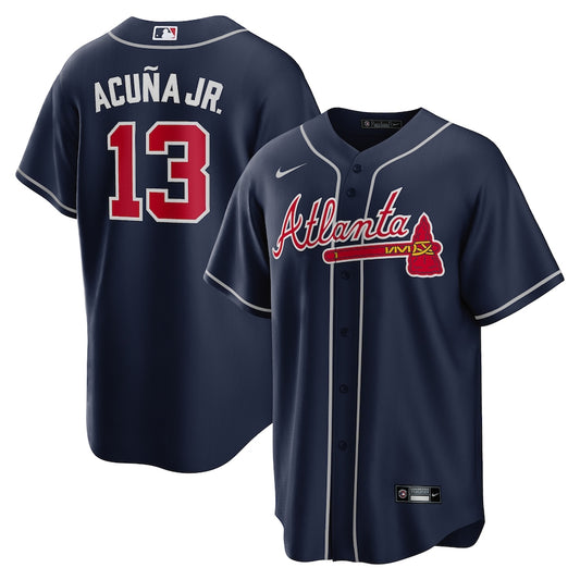 Ronald Acuña Jr. Atlanta Braves Nike Alternate Limited Player Jersey - Navy