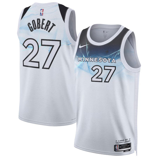 Rudy Gobert Minnesota Timberwolves 2024/2025 Nike Swingman City Jersey - White