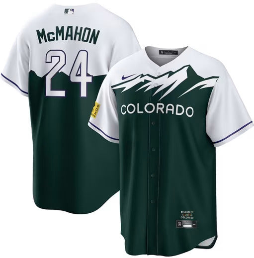 Ryan McMahon Colorado Rockies Nike City Connect Limited Player Jersey - White/Forest Green