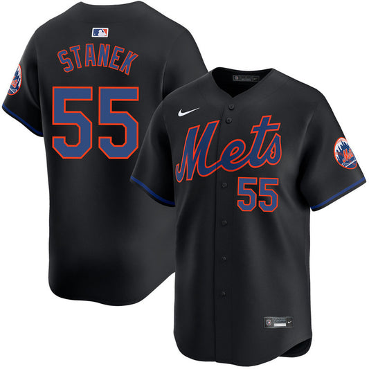 Ryne Stanek New York Mets Nike Alternate Limited Player Jersey - Black