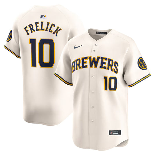 Sal Frelick Milwaukee Brewers Nike Home Replica Player Jersey - Cream