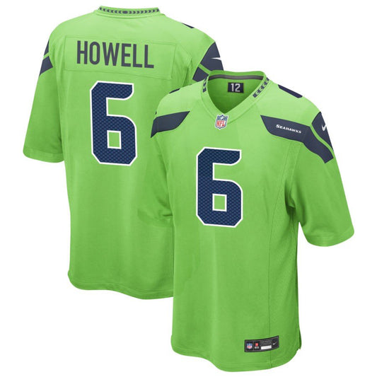 Sam Howell Seattle Seahawks Nike Alternate Game Player Jersey - Neon Green