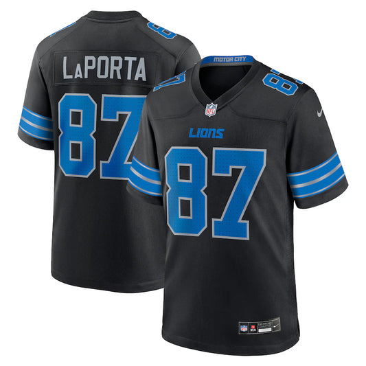 Sam LaPorta Detroit Lions Nike Alternate Game Player Jersey - Black