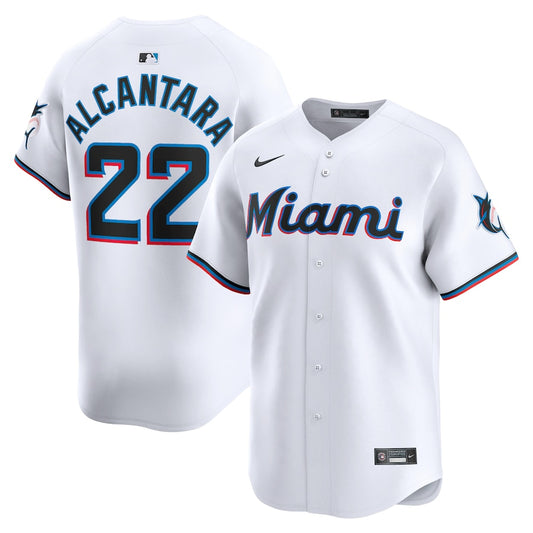 Sandy Alcantara Miami Marlins Nike Home Replica Player Jersey - White
