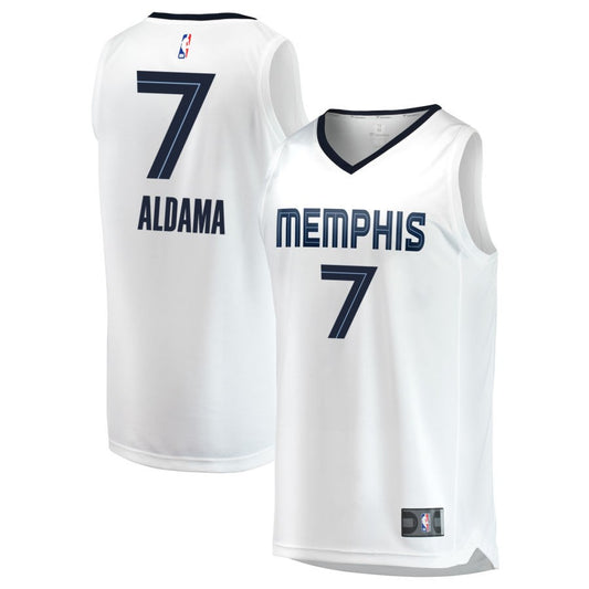 Santi Aldama Memphis Grizzlies Nike Swingman Association Jersey - White