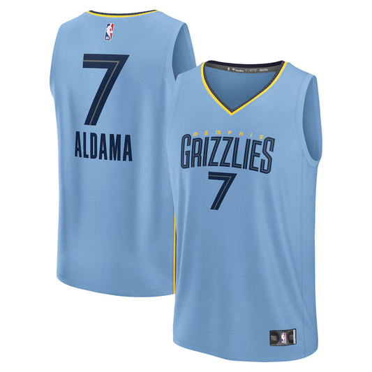 Santi Aldama Memphis Grizzlies Nike Swingman Statement Jersey - Light Blue