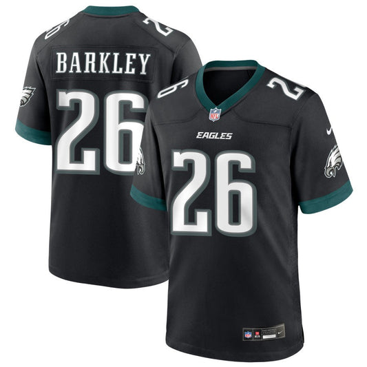 Saquon Barkley Philadelphia Eagles Nike Alternate Game Player Jersey - Black