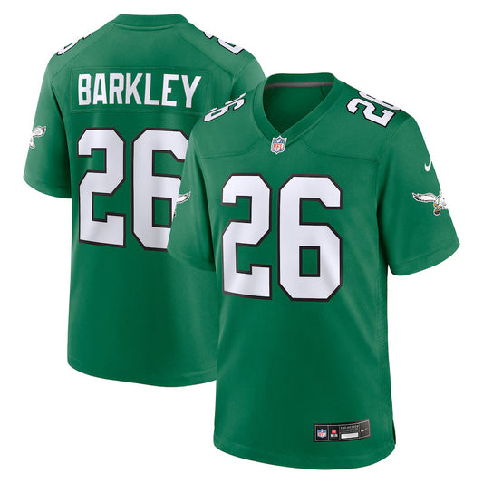 Saquon Barkley Philadelphia Eagles Nike Alternate Game Player Jersey - Kelly Green