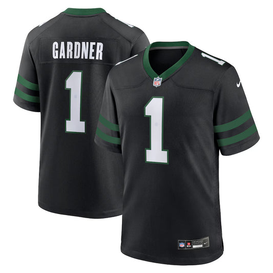 Sauce Gardner New York Jets Nike Alternate Game Player Jersey - Legacy Black