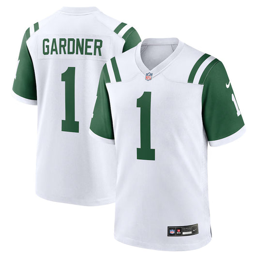 Sauce Gardner New York Jets Nike Classic Game Player Jersey - White