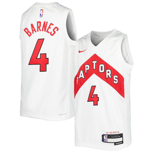 Scottie Barnes Toronto Raptors Nike Swingman Association Jersey - White