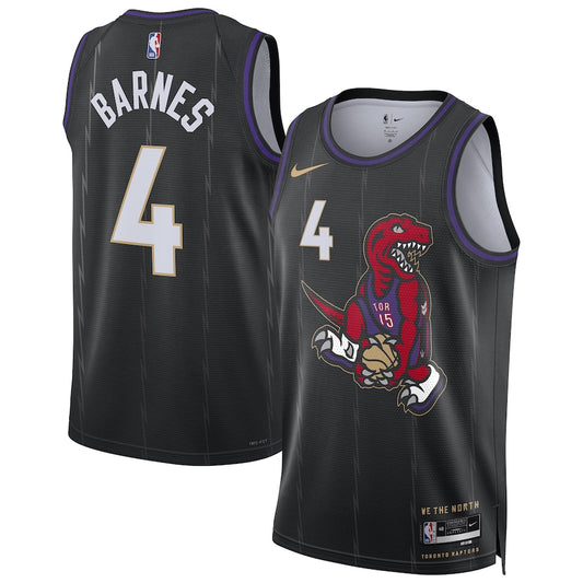 Scottie Barnes Toronto Raptors 2024/2025 Nike Swingman City Jersey - Black