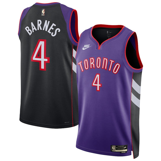 Scottie Barnes Toronto Raptors Nike Swingman Classic Jersey - Purple