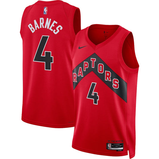 Scottie Barnes Toronto Raptors Nike Swingman Icon Jersey - Red