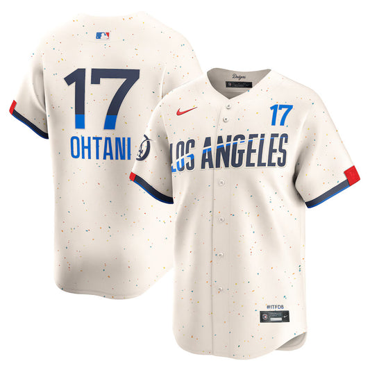 Shohei Ohtani Los Angeles Dodgers 2024 Nike City Connect Limited Player Jersey - Cream