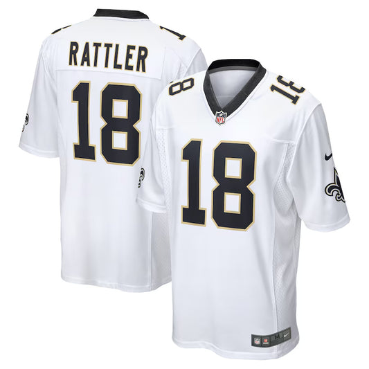 Spencer Rattler New Orleans Saints Nike Game Player Jersey - White