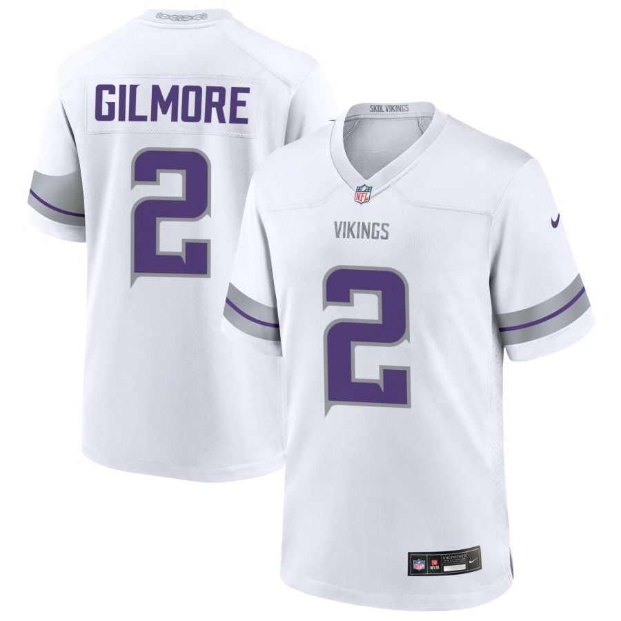 Stephon Gilmore Minnesota Vikings Nike Alternate Game Player Jersey - White