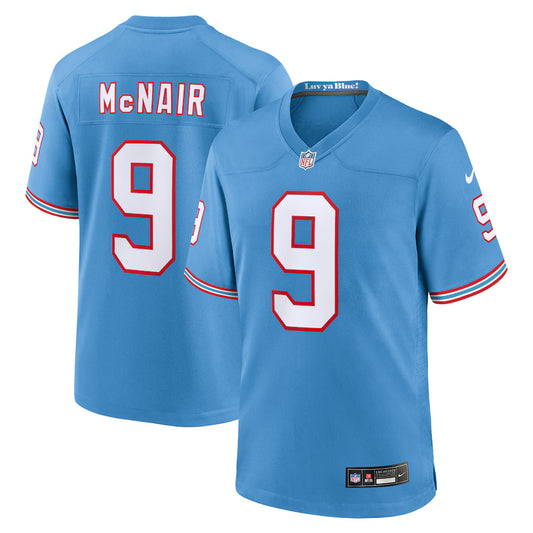 Steve McNair Tennessee Titans Throwback Player Jersey - Light Blue