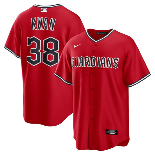 Steven Kwan Cleveland Guardians Nike Alternate Limited Player Jersey - Red