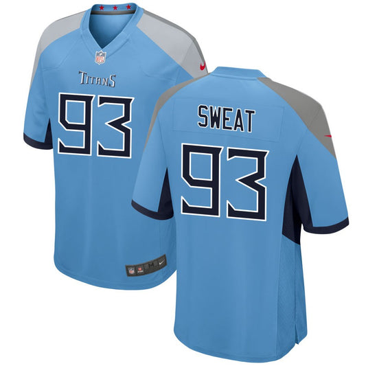 T'Vondre Sweat Tennessee Titans Nike Alternate Game Player Jersey - Light Blue