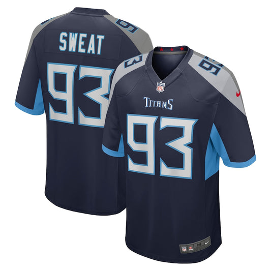 T'Vondre Sweat Tennessee Titans Nike Game Player Jersey - Navy