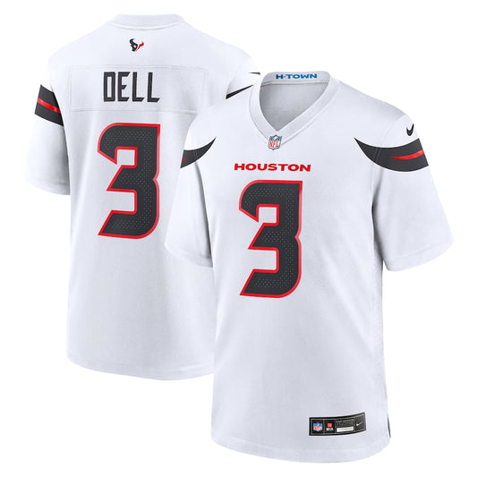 Tank Dell Houston Texans Nike Game Player Jersey - White