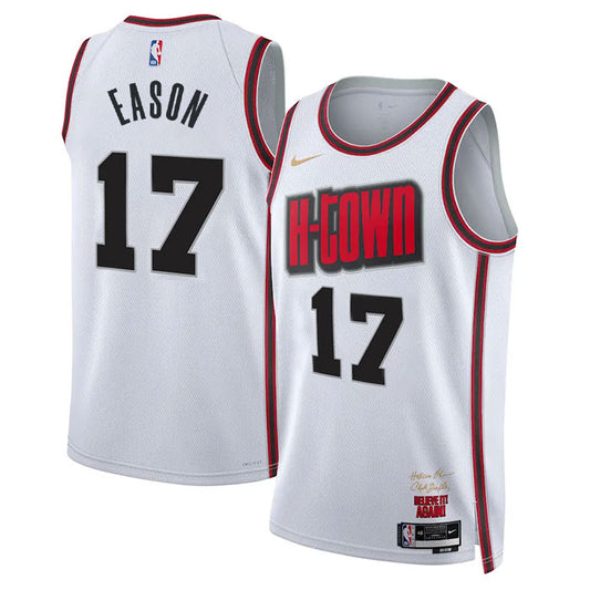 Tari Eason Houston Rockets 2024/2025 Nike Swingman City Jersey - White