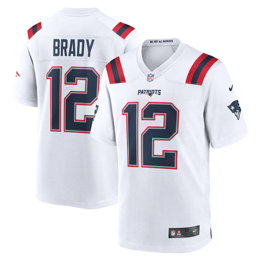 Tom Brady New England Patriots Throwback Player Jersey - White