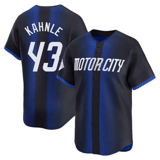 Tommy Kahnle Detroit Tigers 2024 Nike City Connect Limited Player Jersey - Navy