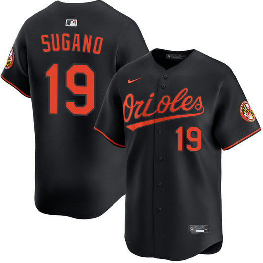 Tomoyuki Sugano Baltimore Orioles Nike Alternate Limited Player Jersey - Black