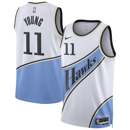 Trae Young Atlanta Hawks 2024/2025 Nike Swingman City Jersey - White