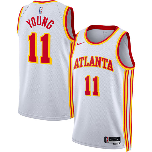 Trae Young Atlanta Hawks Nike Swingman Association Jersey - White