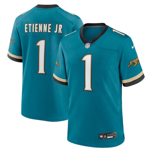 Travis Etienne Jr. Jacksonville Jaguars Nike Prowler Throwback Game Player Jersey - Teal