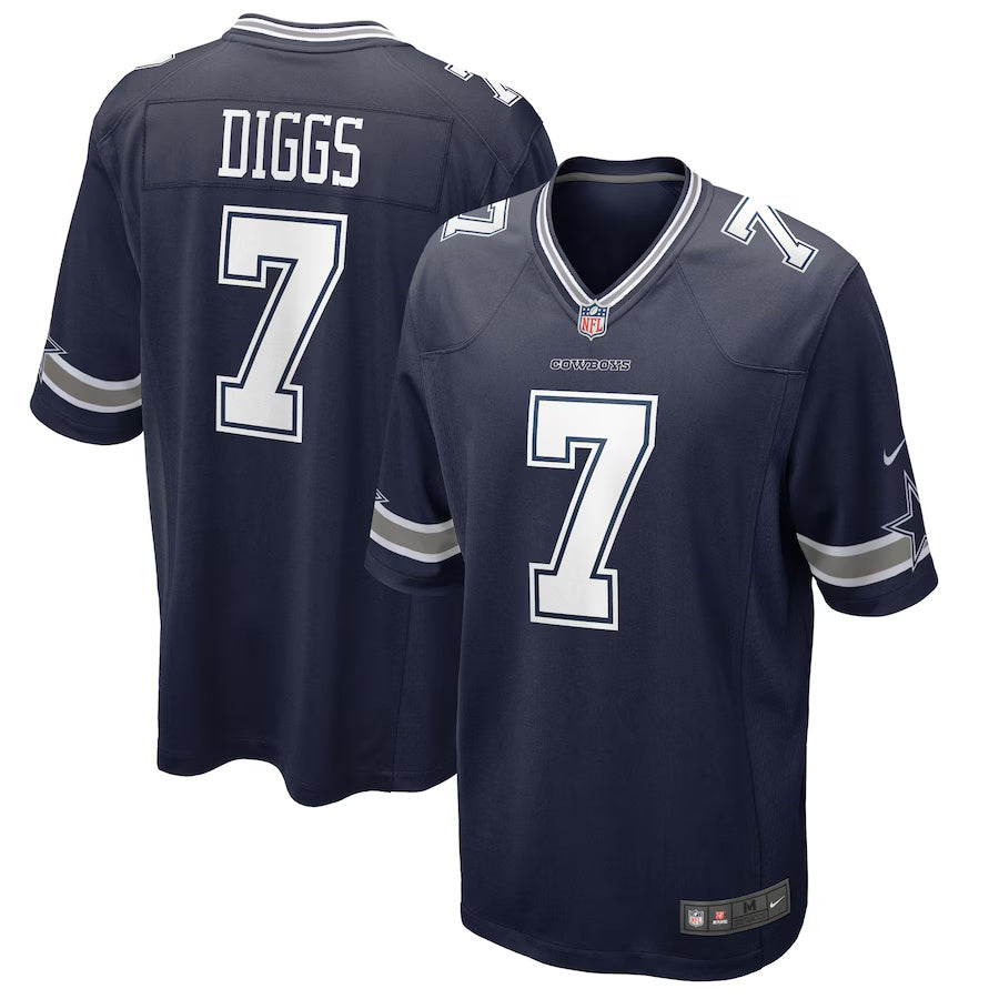 Trevon Diggs Dallas Cowboys Nike Game Player Jersey - Navy
