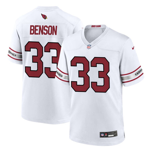 Trey Benson Arizona Cardinals Nike Game Player Jersey - White