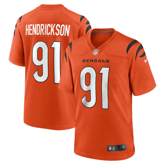 Trey Hendrickson Cincinnati Bengals Nike Alternate Game Player Jersey - Orange