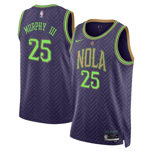 Trey Murphy III New Orleans Pelicans 2024/2025 Nike Swingman City Jersey - Purple