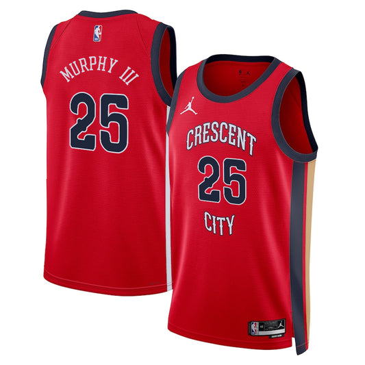 Trey Murphy III New Orleans Pelicans Nike Swingman Statement Jersey - Red