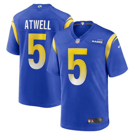 Tutu Atwell Los Angeles Rams Nike Game Player Jersey - Royal