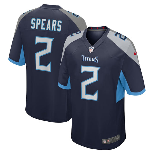 Tyjae Spears Tennessee Titans Nike Game Player Jersey - Navy