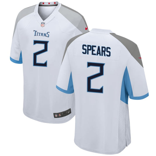 Tyjae Spears Tennessee Titans Nike Game Player Jersey - White